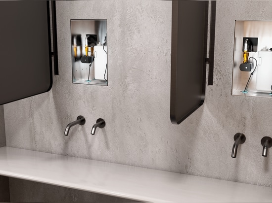 Modulo Sapone-Acqua da Incasso Duten T535, con specchio A880