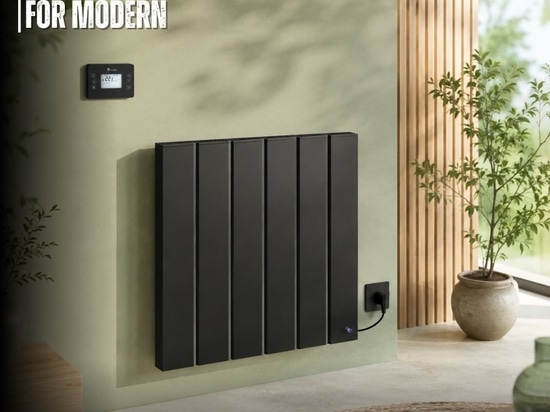 Collezione elettrica NOTUS - Radiatori in alluminio di design per un riscaldamento elegante