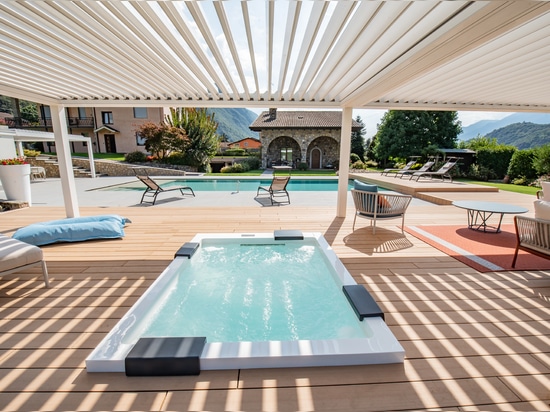 Architettura dell'ombra e landscape design: KE e Piscine Castiglione per una residenza privata in Val Camonica