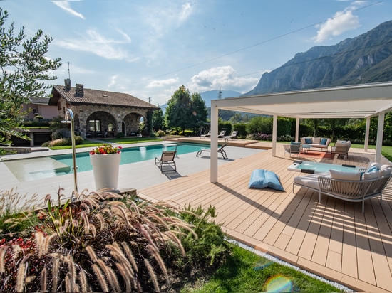Architettura dell'ombra e landscape design: KE e Piscine Castiglione per una residenza privata in Val Camonica