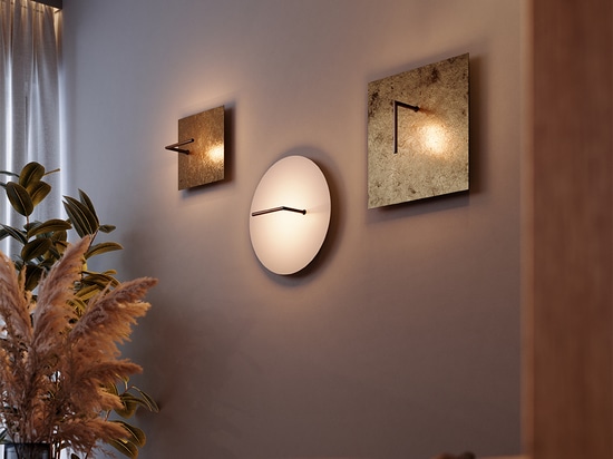 Lampade da parete e da soffitto s.luce Plate, Hook & Edge