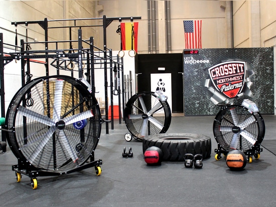 Flusso d'aria ad alte prestazioni per CrossFit e spazi dedicati all'allenamento