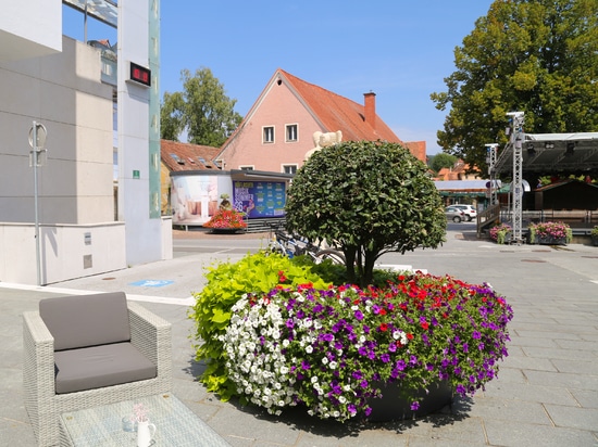 Grandi fioriere urbane: l’esempio di Köflach
