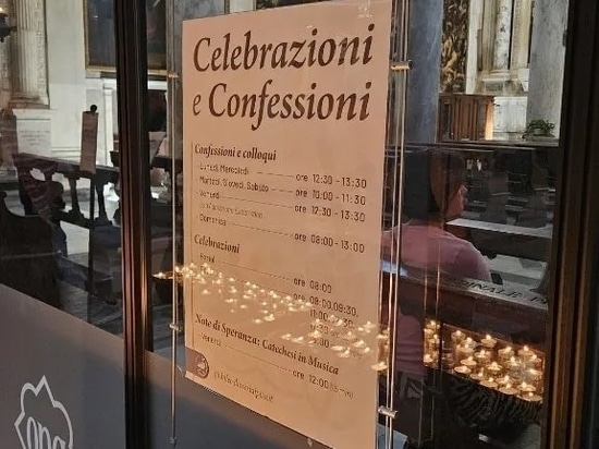 tasca trasparente avvisi liturgici