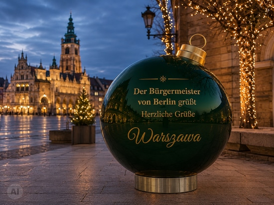 Palline di Natale personalizzate XXL: un regalo unico per le città gemellate