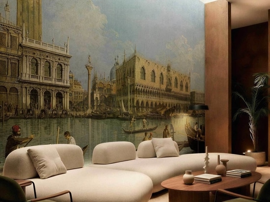 Canaletto, Veduta del Bacino di San Marco da Punta della Dogana, 1740–1745 - Allestimento d'interni