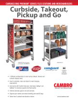 CAMSHELVING PREMIUM®  SERIES FLEX STATIONS AND MERCHANDISERS