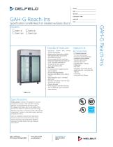 GAH-G Reach-Ins technical sheet