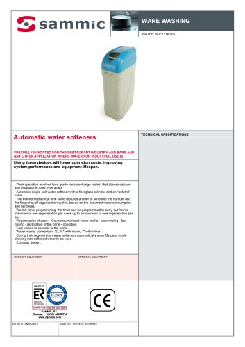 Automatic water softeners