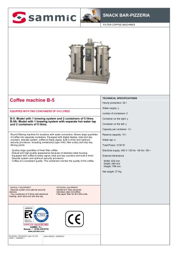 Coffee machine B-5