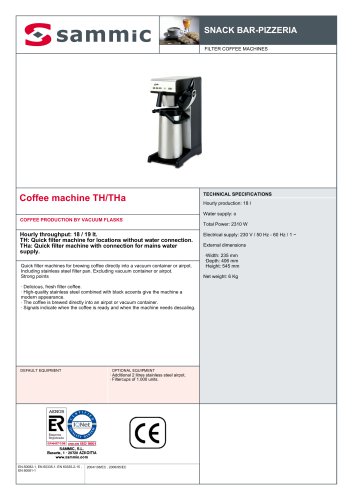 Coffee machine TH/THa