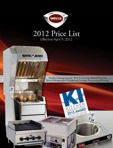 2012 price list