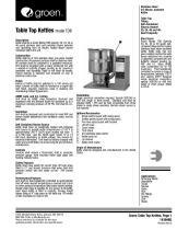 Table-Top Kettle - Model TDB