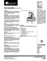 Table-Top Kettle - Model TDB 6-10