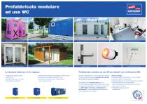 Prefabbricato modulare ad uso ufficio - Impianti prefabbricati - Prefabbricato modulare ad uso sanitario - Prefabbricato modulare ad uso WC - 6