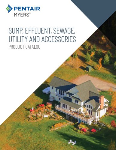 SUMP, EFFLUENT, SEWAGE, UTILITY AND ACCESSORIES