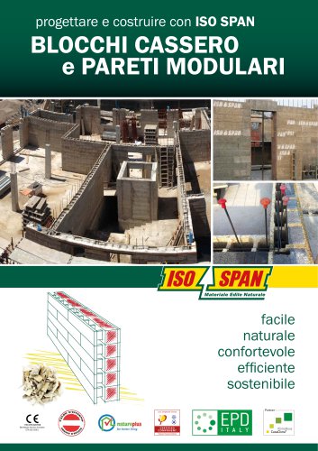 Progettare e costruire con ISOSPAN Blocchi cassero e pareti modulari