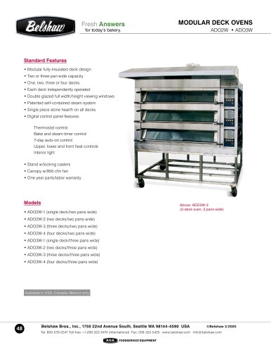 Double Rack Oven