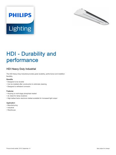 HDI - Durability and performance