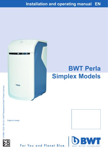 BWT Perla Simplex Models
