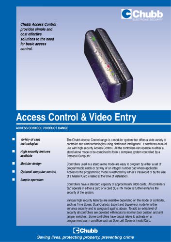 Access Control & Video Entry