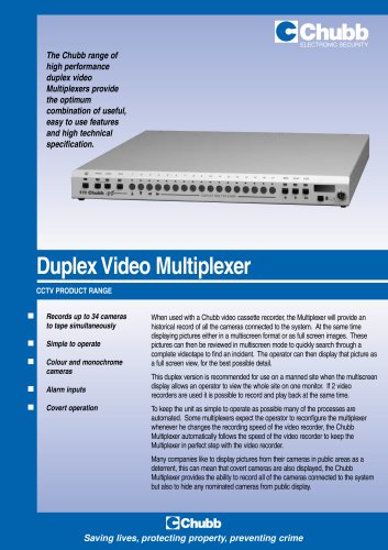 Duplex Video Multiplexer