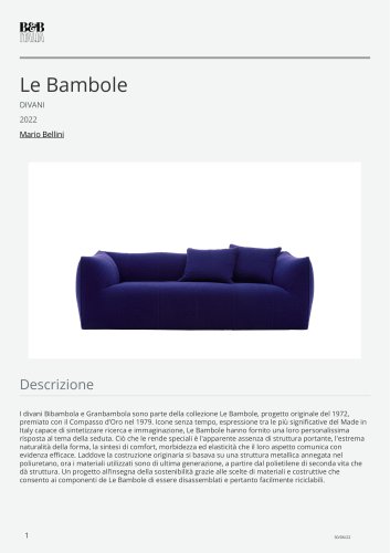 Le Bambole DIVANI