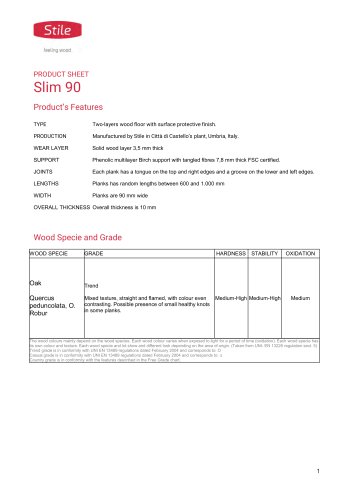 SLIM 90 NATURALE UV