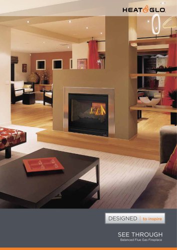 SEE-THROUGH AU GAS FIREPLACE