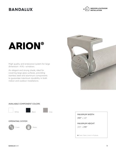 ARION USA ( inches )