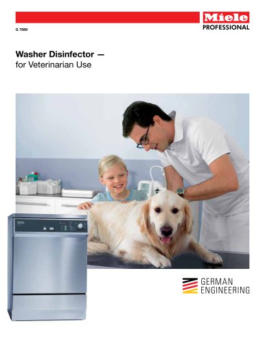 Medical  Washer - Veterinarian Use G 7889