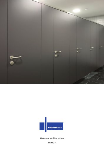 Washroom partition system PRIMO F