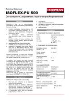 Technical Datasheet ISOFLEX-PU 500