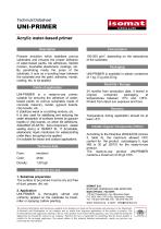 Technical Datasheet UNI-PRIMER