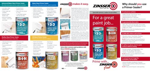 Zinsser® Primers