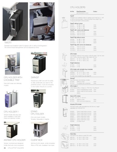 CPU HOLDERS