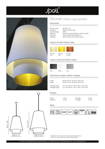 DISCOVER Pendant lamp