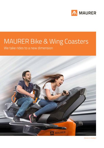 MAURER Bike & Wing Coasters - We take rides to a new dimension