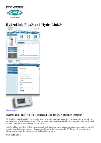 HydroLink Plus® and HydroLink®