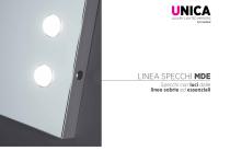 Unica, Catalogo Linea Specchi MDE