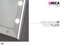 Unica, Catalogo Linea Specchi SP - 1