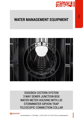 WATER MANAGEMENT EQUIPMENT