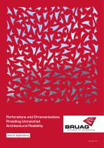 Brochure Interior Application Bruag Panels (Wall Claddings, Dividers, Stair Railings, Room Acoustics)