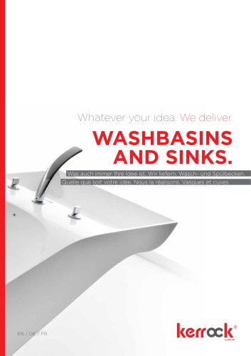 WASHBASINS AND SINKS.