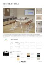 PIECE LIGHT TABLE