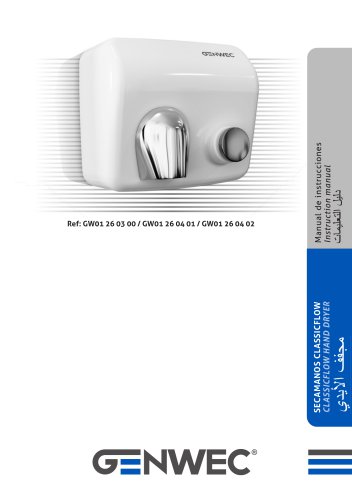 CLASSICflow Hand dryer nstruction manual