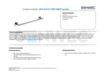 GW05 49 04 02 “CRETA SERIES” towel bar