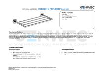 GW05 52 04 02 “CRETA SERIES” towel rack