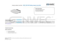 GW11 28 01 00 Folding compact seat white