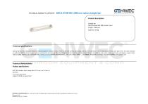 GW11 29 09 00 1.000 mm nylon straight bar